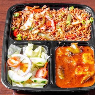 Chilli Paneer Dry Vegetable Fried Rice Mealbox Combo