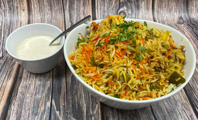 Vegetable Biryani.