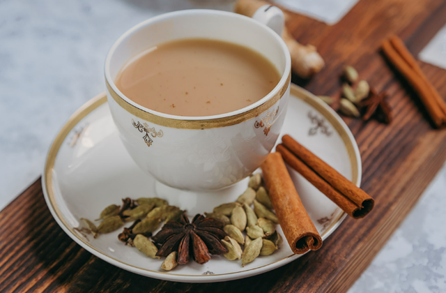 Masala Chai Indian Hot Tea.