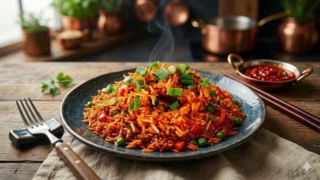 Schezwan Fried Rice.