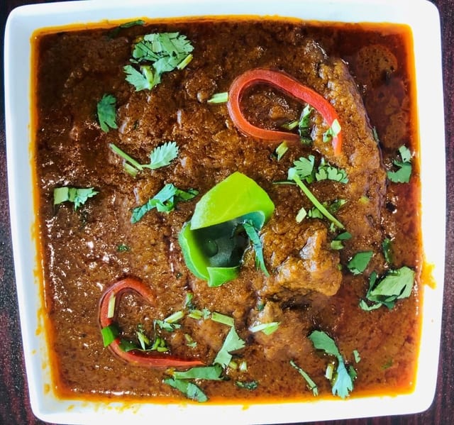 Kadhai Lamb.