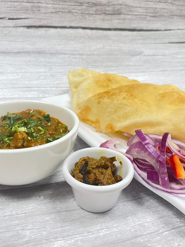 Chole Chana Bhature.