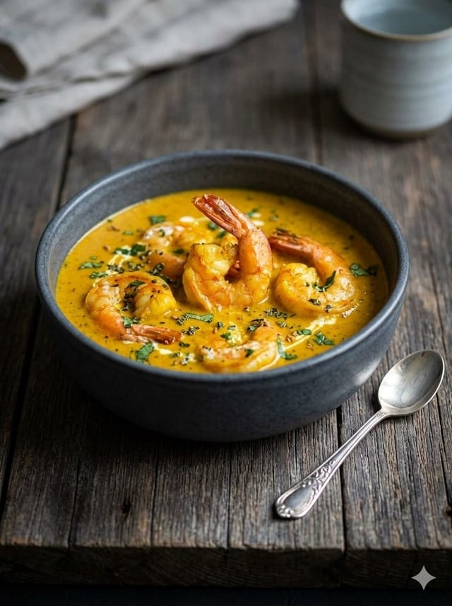 Shrimp Tikka Masala.