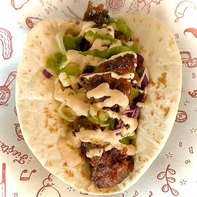 Fried Cauliflower & Gobhi Manchurian Taco (2).