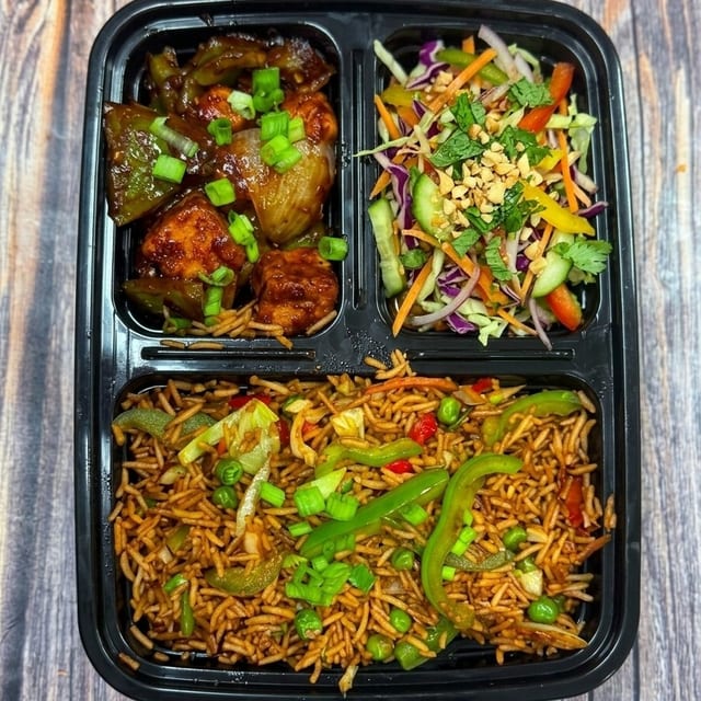 Indo Chinese Meal Box.