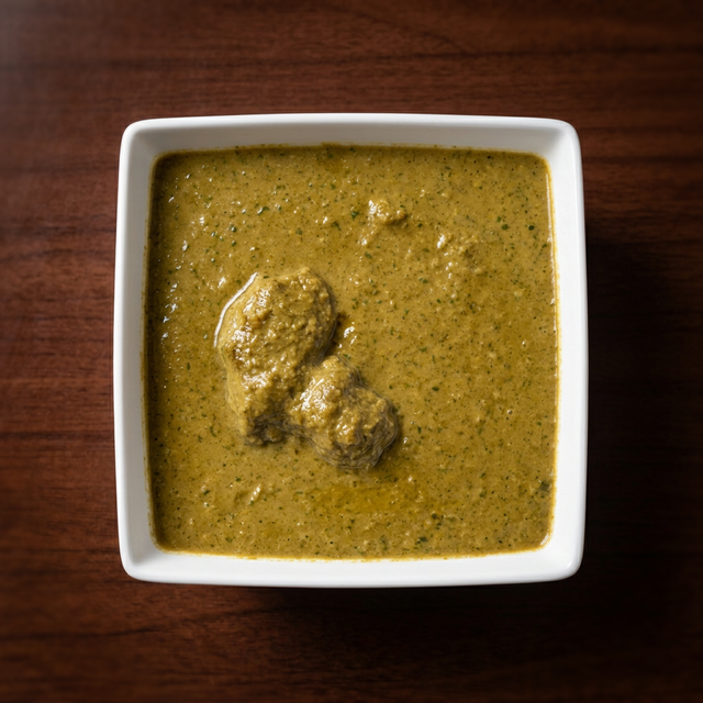 Lamb Saag Spinach.